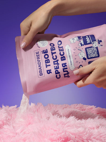 Изображение товара Универсальное чистящее средство BRANDFREE Я твое средство для всего Очиститель детский (800г)