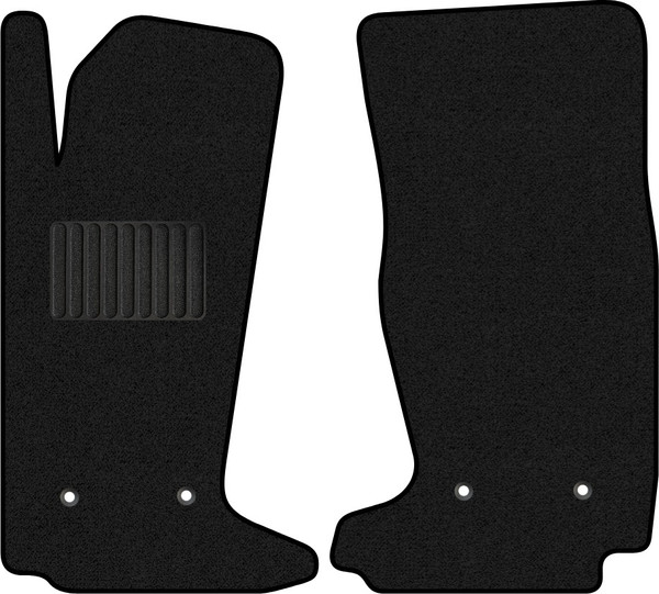 Изображение товара Комплект ковриков для авто Alicosta 2549_1_PR-6 для Jaguar F-Type кабриолет/купе 2014-2019 (ворс, черный)