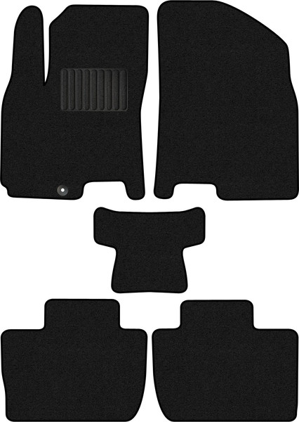 Изображение товара Комплект ковриков для авто Alicosta 2563_1_PR-6 для BAIC U5 Plus I седан 2021-н.в. (ворс, черный)