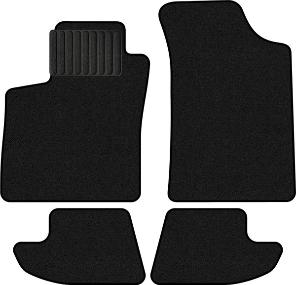 Изображение товара Комплект ковриков для авто Alicosta 0133_1_PR-6 для Bentley Continental GT купе 2012-2018 (ворс, черный)