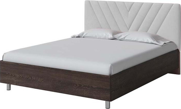 Изображение товара Двуспальная кровать Proson Ora 160x200 (дуб кантербери/Teddy 302 жемчужный)