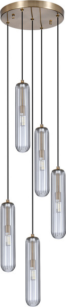 Изображение товара Люстра ESCADA 160001/5P G9x5W Brass / ES0000012