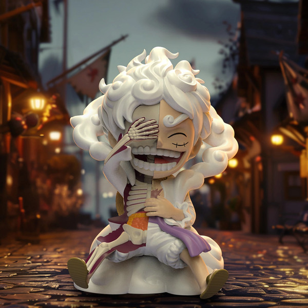 Изображение товара Фигурка коллекционная Mighty Jaxx Xxray. One Piece Luffy Gear5 Wanted Series / 65521