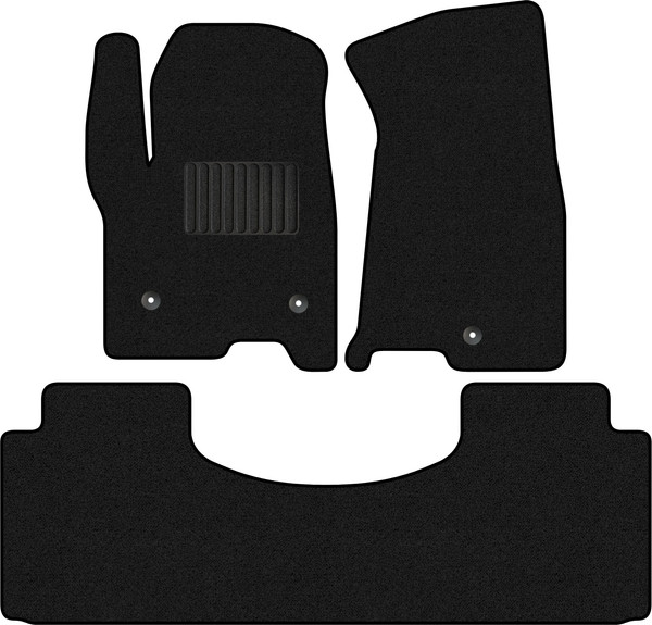 Изображение товара Комплект ковриков для авто Alicosta 2577_1_PR-6 для Cadillac Escalade V SUV/GMT1XX 2020-н.в. (ворс, черный)