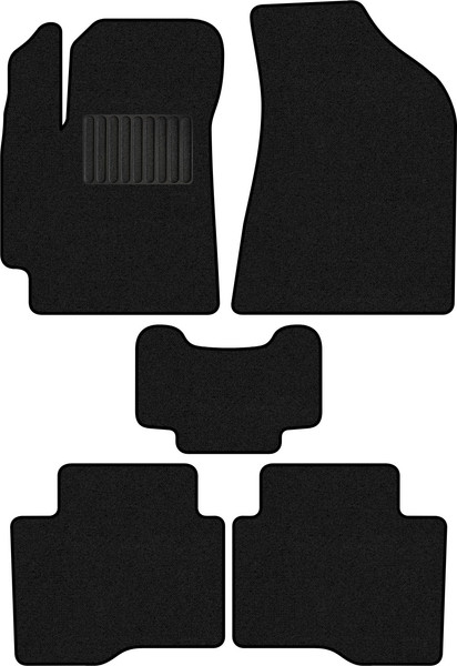 Изображение товара Комплект ковриков для авто Alicosta 2583_1_PR-6 для Changan Alsvin III седан 2018-н.в. (ворс, черный)
