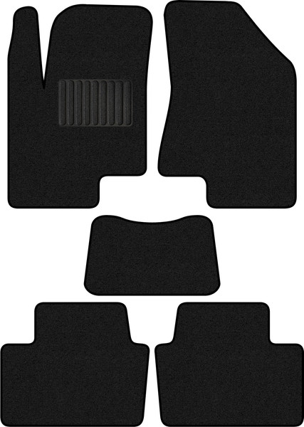 Изображение товара Комплект ковриков для авто Alicosta 2589_1_PR-6 для Changan CS35 Plus I SUV 2021-н.в. (ворс, черный)