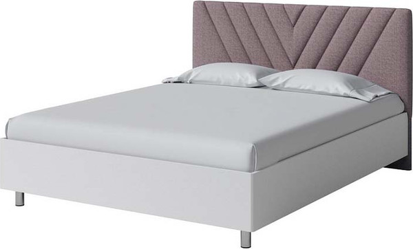 Изображение товара Двуспальная кровать Proson Ora 160x200 (белый/Nice латте)