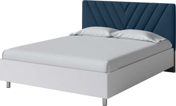 Изображение товара Двуспальная кровать Proson Ora 160x200 (белый/Nice океан)