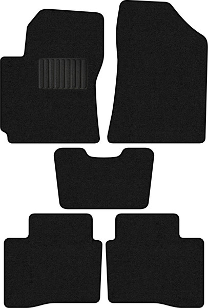 Изображение товара Комплект ковриков для авто Alicosta 2598_1_PR-6 для Changan Eado Plus I седан 2019-н.в. (ворс, черный)