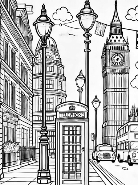 Изображение товара Раскраска-антистресс АСТ Раскрась Лондон!