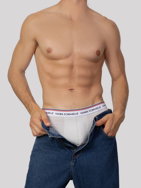 Изображение товара Комплект мужских трусов Mark Formelle 411124-5 (р.86-96, светло-серый-5)