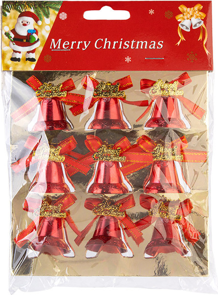 Изображение товара Набор елочных игрушек Волшебная страна Колокольчики / 110114 (9шт)