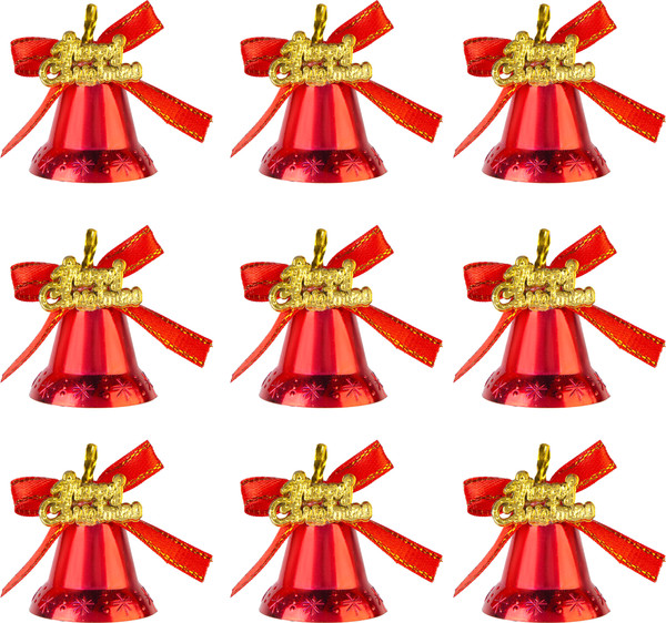 Изображение товара Набор елочных игрушек Волшебная страна Колокольчики / 110114 (9шт)