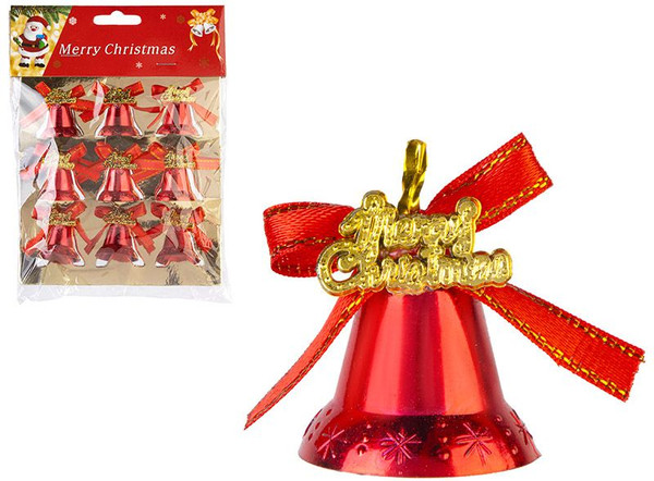 Изображение товара Набор елочных игрушек Волшебная страна Колокольчики / 110114 (9шт)