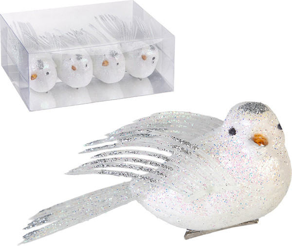 Изображение товара Набор елочных игрушек Волшебная страна Пташечка / 110378 (4шт)