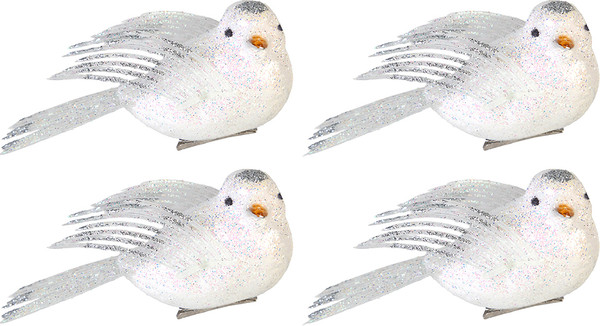 Изображение товара Набор елочных игрушек Волшебная страна Пташечка / 110378 (4шт)