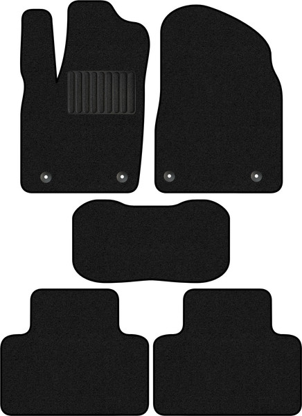 Изображение товара Комплект ковриков для авто Alicosta 2645_1_PR-6 для Dodge DURANGO III SUV/3 2011-н.в. (ворс, черный)