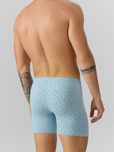 Изображение товара Трусы мужские Mark Formelle 411155 (р.102-112, узор на серо-голубом/декор)