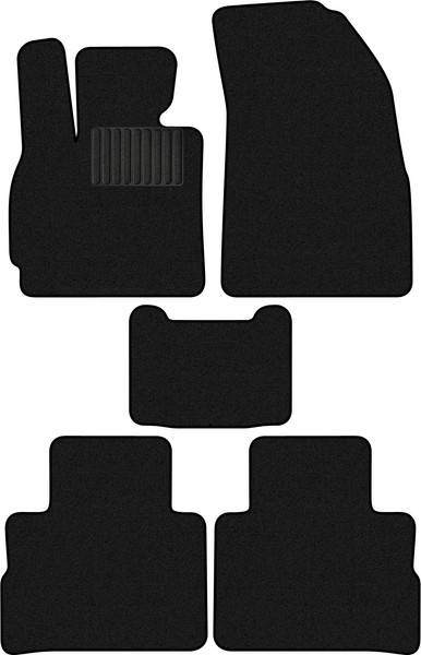 Изображение товара Комплект ковриков для авто Alicosta 2101_1_PR-6 для EXEED RX I SUV 2022-н.в. (ворс, черный)