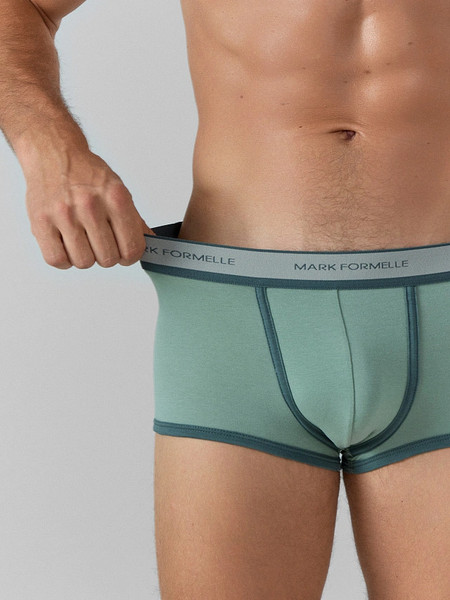 Изображение товара Трусы мужские Mark Formelle 411227 (р.90-100, зеленый лед)