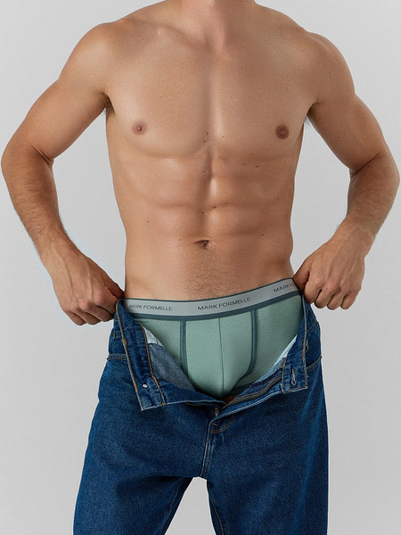 Изображение товара Трусы мужские Mark Formelle 411227 (р.90-100, зеленый лед)
