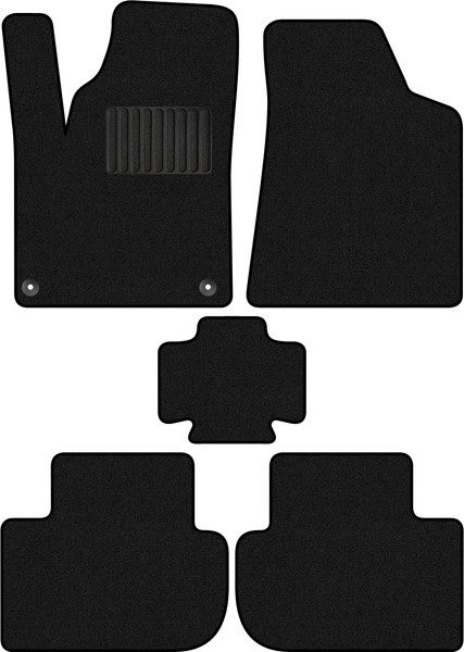 Изображение товара Комплект ковриков для авто Alicosta 2662_1_PR-6 для FAW Bestune T77 I SUV 2018-н.в. (ворс, черный)