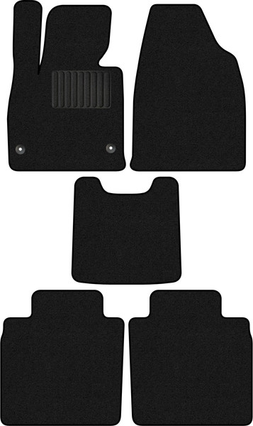 Изображение товара Комплект ковриков для авто Alicosta 2664_1_PR-6 для FAW T99 I SUV 2019-2022 (ворс, черный)