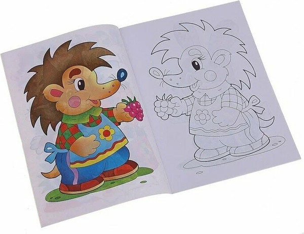 Изображение товара Раскраска Атберг 98 Зайка, мягкая обложка