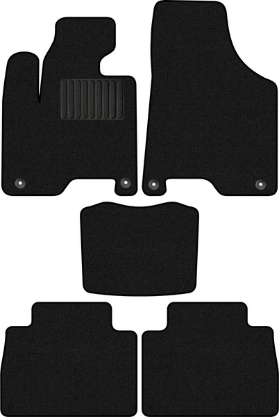 Изображение товара Комплект ковриков для авто Alicosta 3010_1_PR-6 для GAC GS8 I SUV 2016-н.в. (ворс, черный)