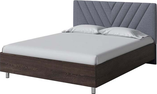 Изображение товара Двуспальная кровать Proson Ora 160x200 (дуб кантербери/Nice серый)