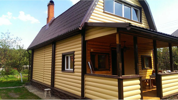 Изображение товара Сайдинг Альта-профиль Виниловый BH-02 (3.1x0.32м, золотистый)