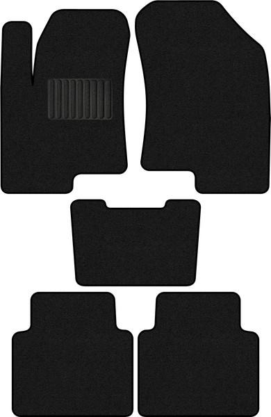 Изображение товара Комплект ковриков для авто Alicosta 1802_1_PR-6 для Haval Jolion 4WD I SUV 2020-н.в. (ворс, черный)