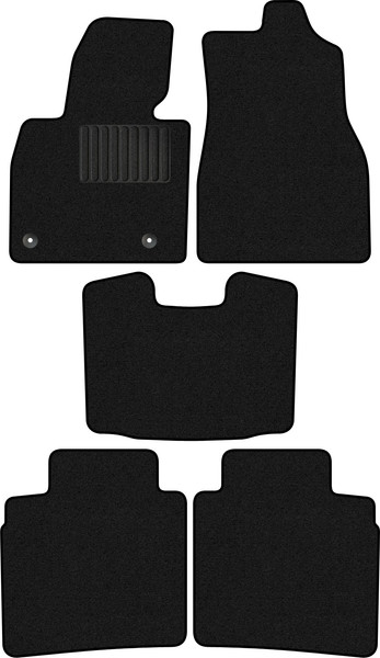 Изображение товара Комплект ковриков для авто Alicosta 1841_1_PR-6 для Hongqi HS5 I SUV 2018-н.в. (ворс, черный)