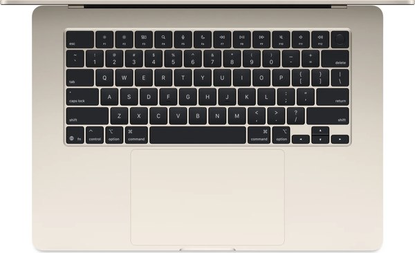 Изображение товара Ноутбук Apple MacBook Air 15" M4 2025 24GB/512GB / MC6K4 (Starlight)