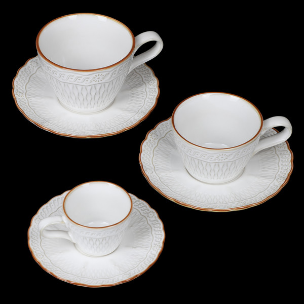 Изображение товара Чашка с блюдцем Corone Cinzano LQ-QD1379CBSA / фк5514