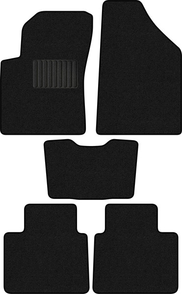 Изображение товара Комплект ковриков для авто Alicosta 2610_1_PR-6 для Chevrolet GROOVE I SUV 2020-н.в. (ворс, черный)