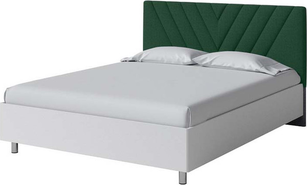 Изображение товара Двуспальная кровать Proson Ora 160x200 (белый/Sohu лазурь)