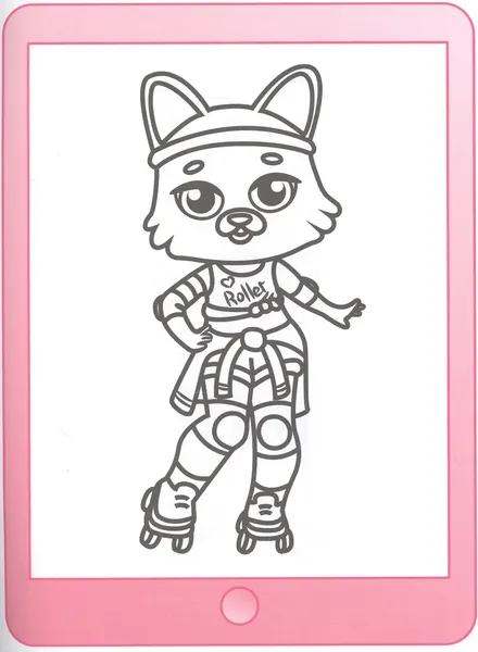 Изображение товара Раскраска Проф-Пресс Like-раскраска с наклейками. Самая стильная (9785378300242)