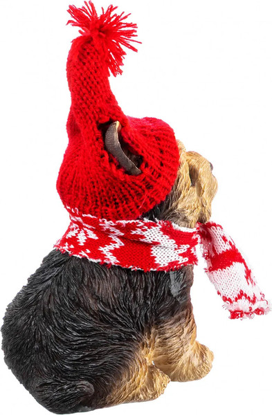 Изображение товара Статуэтка Elan Gallery Рождественский щенок йорк / 101361