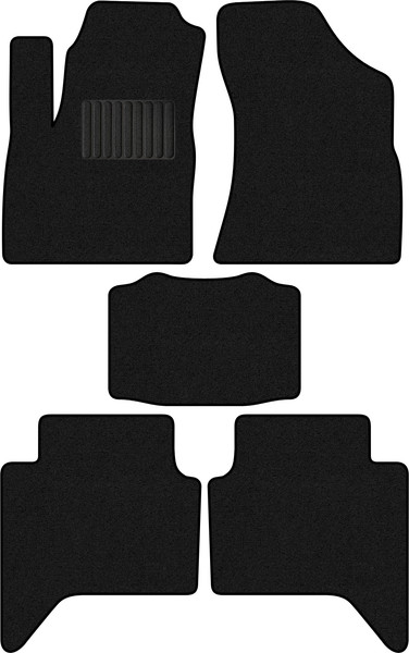 Изображение товара Комплект ковриков для авто Alicosta 2599_1_PR-6 для Changan Hunter Plus I 2022-н.в. (ворс, черный)