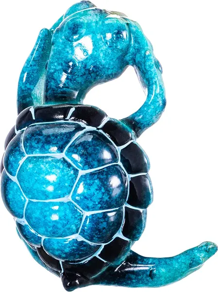 Изображение товара Статуэтка Elan Gallery Голубая черепашка Ничего не вижу / 101365