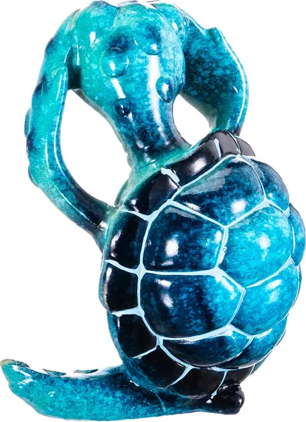 Изображение товара Статуэтка Elan Gallery Голубая черепашка Ничего не вижу / 101365