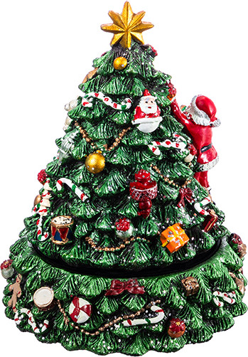 Изображение товара Елка декоративная Elan Gallery Рождественская ель с Дедом Морозом / 509041
