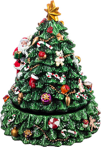 Изображение товара Елка декоративная Elan Gallery Рождественская ель с Дедом Морозом / 509041