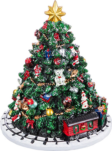 Изображение товара Елка декоративная Elan Gallery Рождественская ель с железной дорогой / 509042