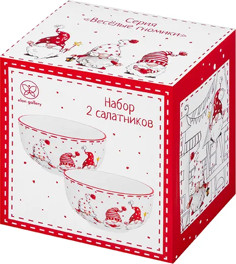 Изображение товара Салатник Elan Gallery Весёлые гномики / 540965