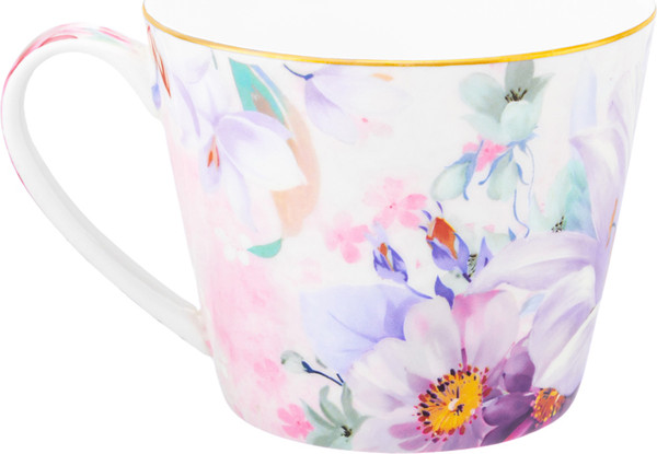 Изображение товара Кружка Elan Gallery Акварель New Bone China / 420643 (розовый)