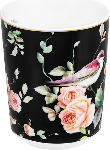 Изображение товара Кружка Elan Gallery Певчие птички на черном / 730831