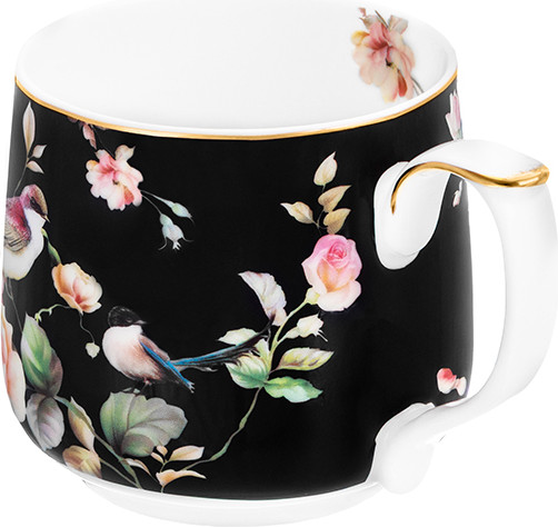Изображение товара Кружка Elan Gallery Певчие птички на черном / 730858