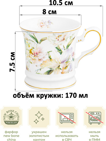 Изображение товара Кружка Elan Gallery Корнелия / 730827